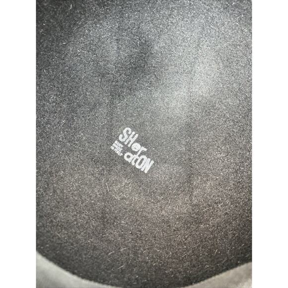 Vtg 1940's ADELE CLAIRE NY Italy Velvet Rhinestone Brooch Hat Union Made Pillbox - Picture 10 of 16